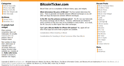 Desktop Screenshot of bitcointicker.com